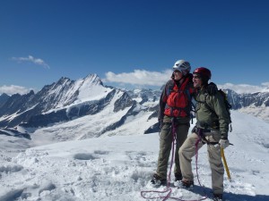 auf dem Wetterhorngipfel 10.Juli 2012